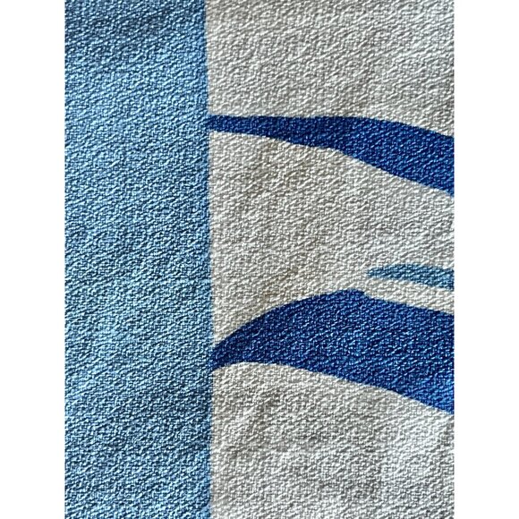 Vintage Southwest Tablecloth & 6 Napkins Set Blue & Orange Cotton Chilis Corn - Picture 12 of 16